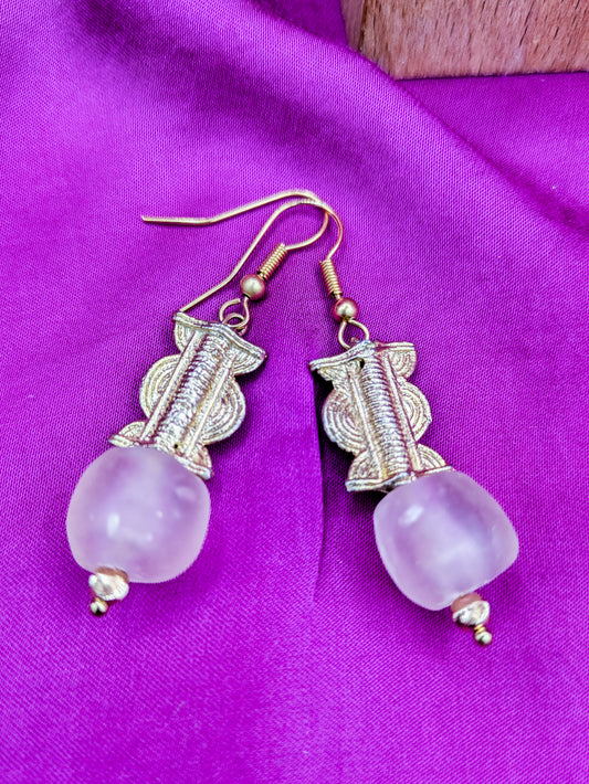 TILA- boucles d'oreilles- modèle rose